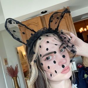 Bunny ears with veil